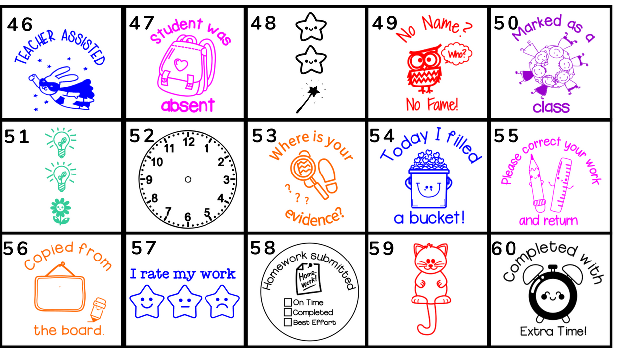 CLEARANCE - 35 or 42mm Personalised Stamp