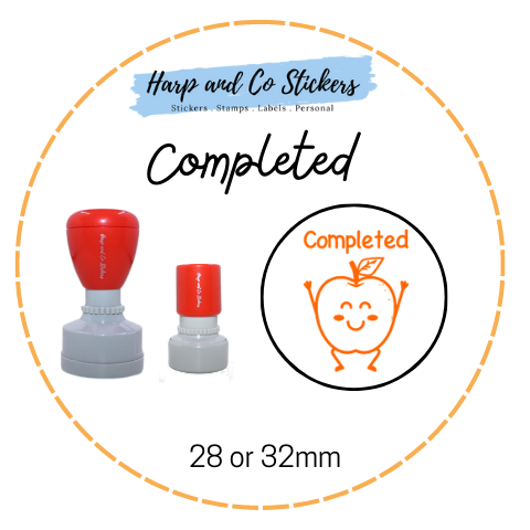 28 or 32mm Round Stamp - Completed