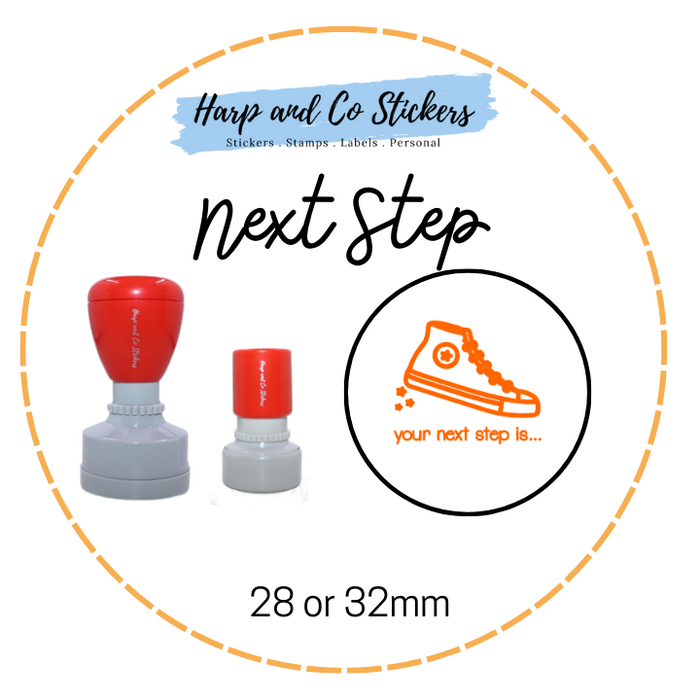 28 or 32mm Round Stamp - Next Step Merit