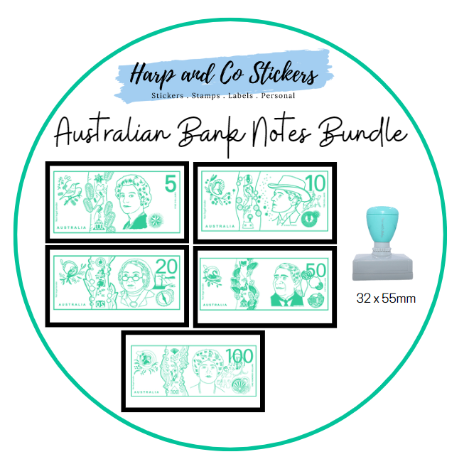 Teacher toolkit - Australian Notes - 5 stamps