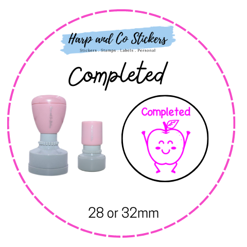 28 or 32mm Round Stamp - Completed