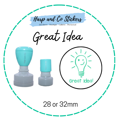 28 or 32mm Round Stamp - Great Idea!