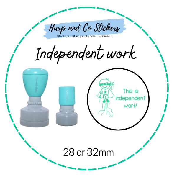 28 or 32mm Round Stamp - Independent work
