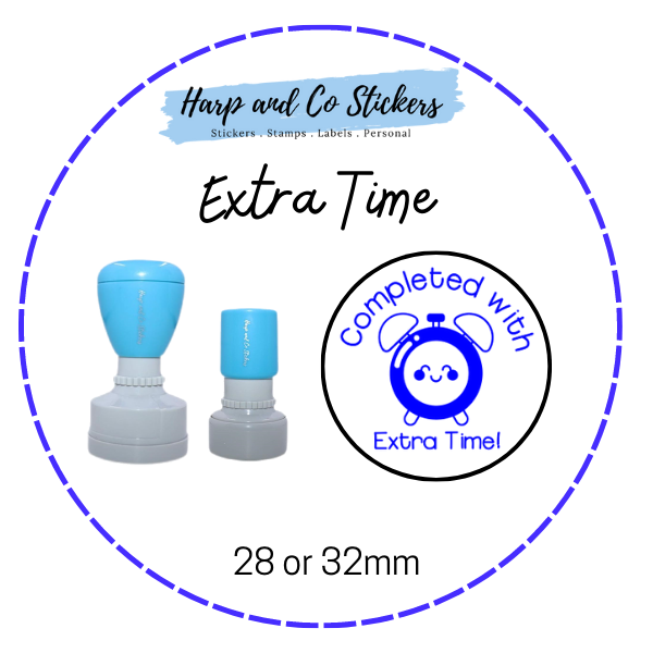 28 or 32mm Round Stamp - Completed with extra time
