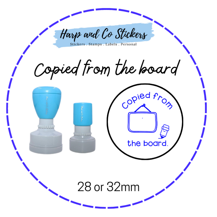 28 or 32mm Round Stamp - Copied from the board