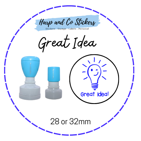 28 or 32mm Round Stamp - Great Idea!