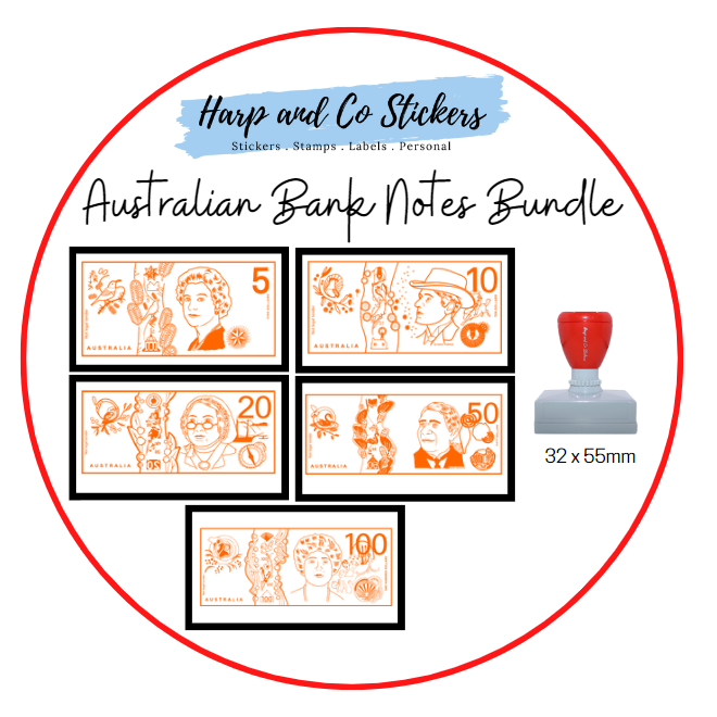 Teacher toolkit - Australian Notes - 5 stamps