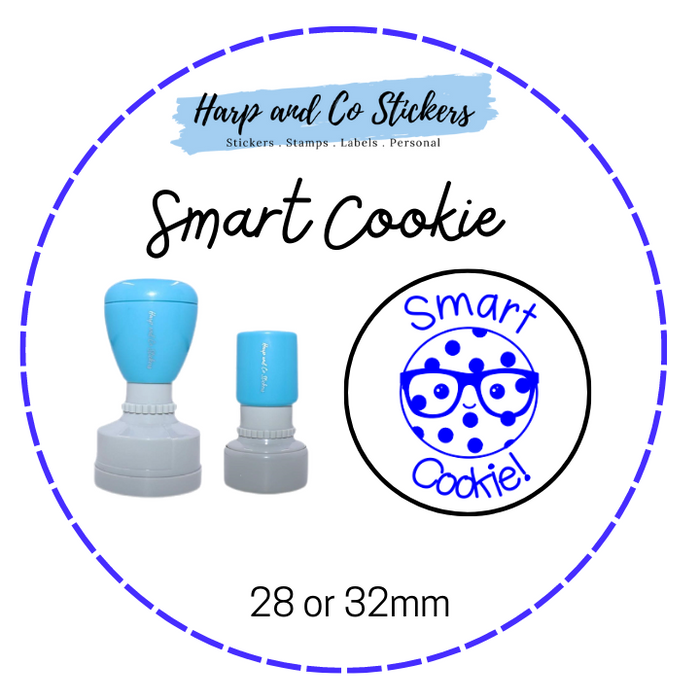 28 or 32mm Round Stamp - Smart Cookie