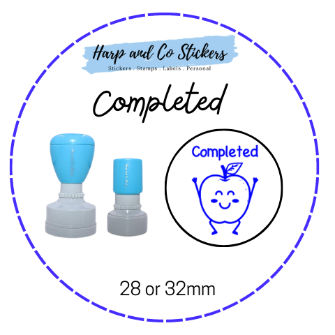 28 or 32mm Round Stamp - Completed