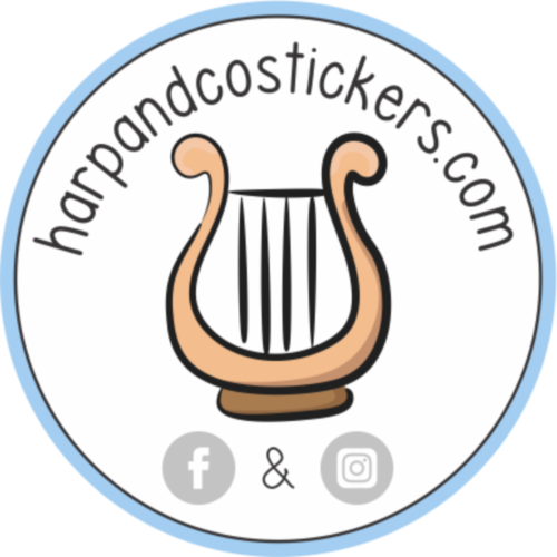 Personalised stickers - Pastel Dental