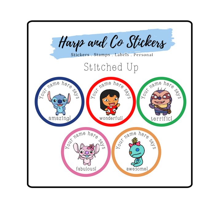 Personalised stickers  - Stitched Up