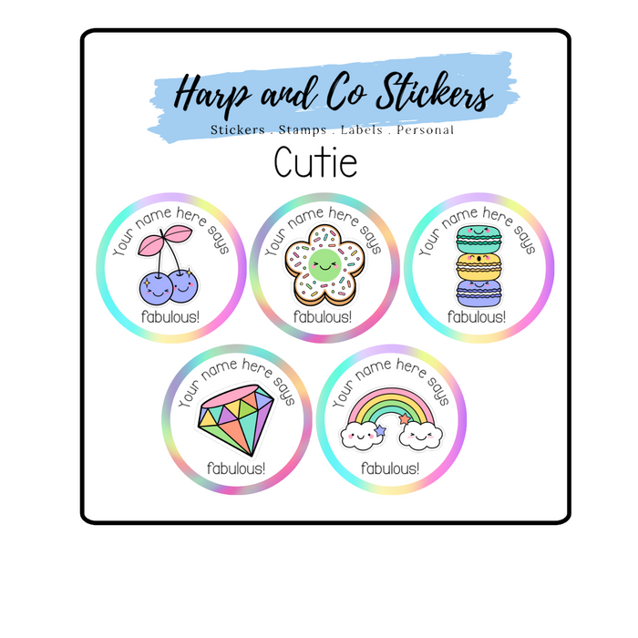 Personalised stickers - Cutie